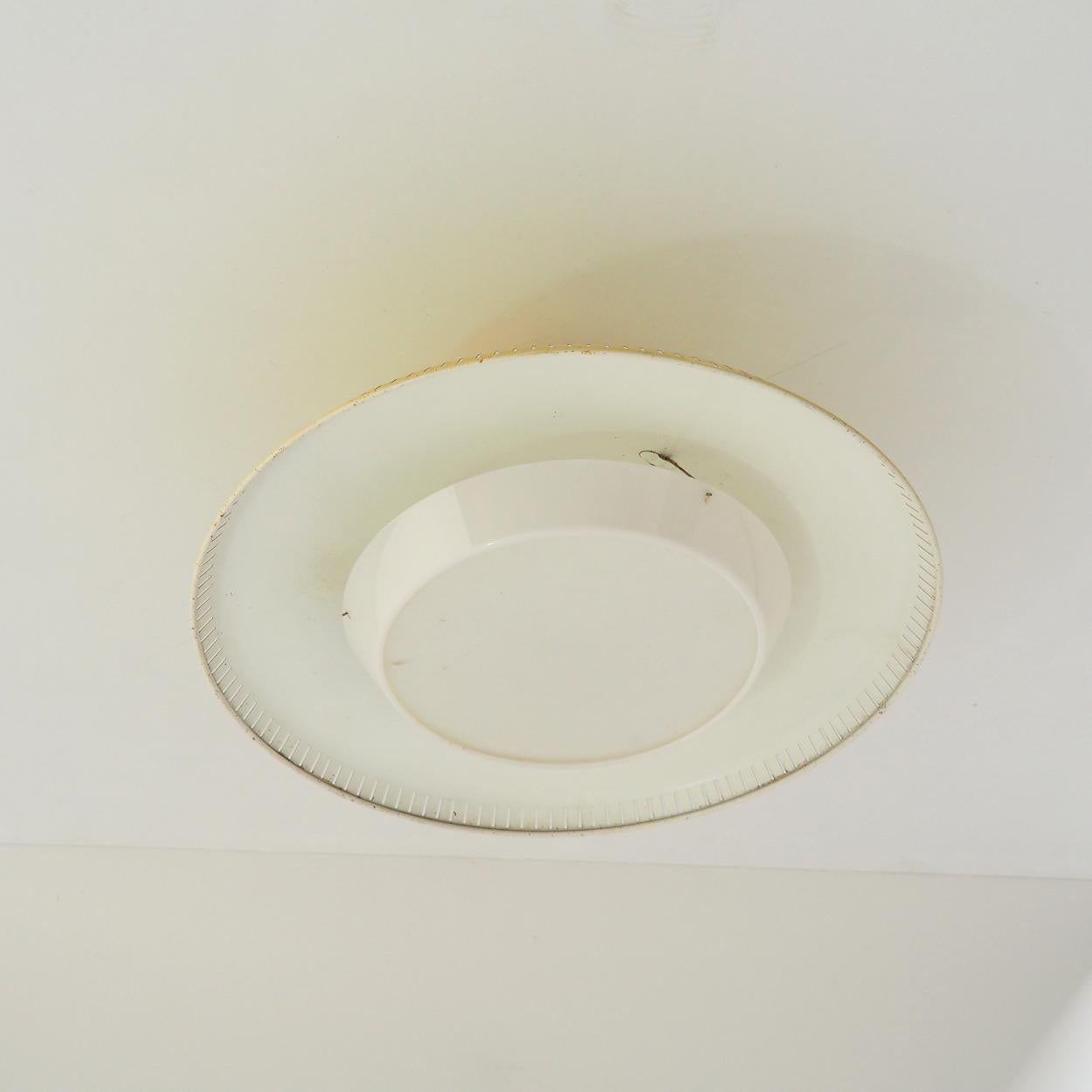 Flush Mount ”NB 92” Designed by Louis Kalff for Philips For Sale 1