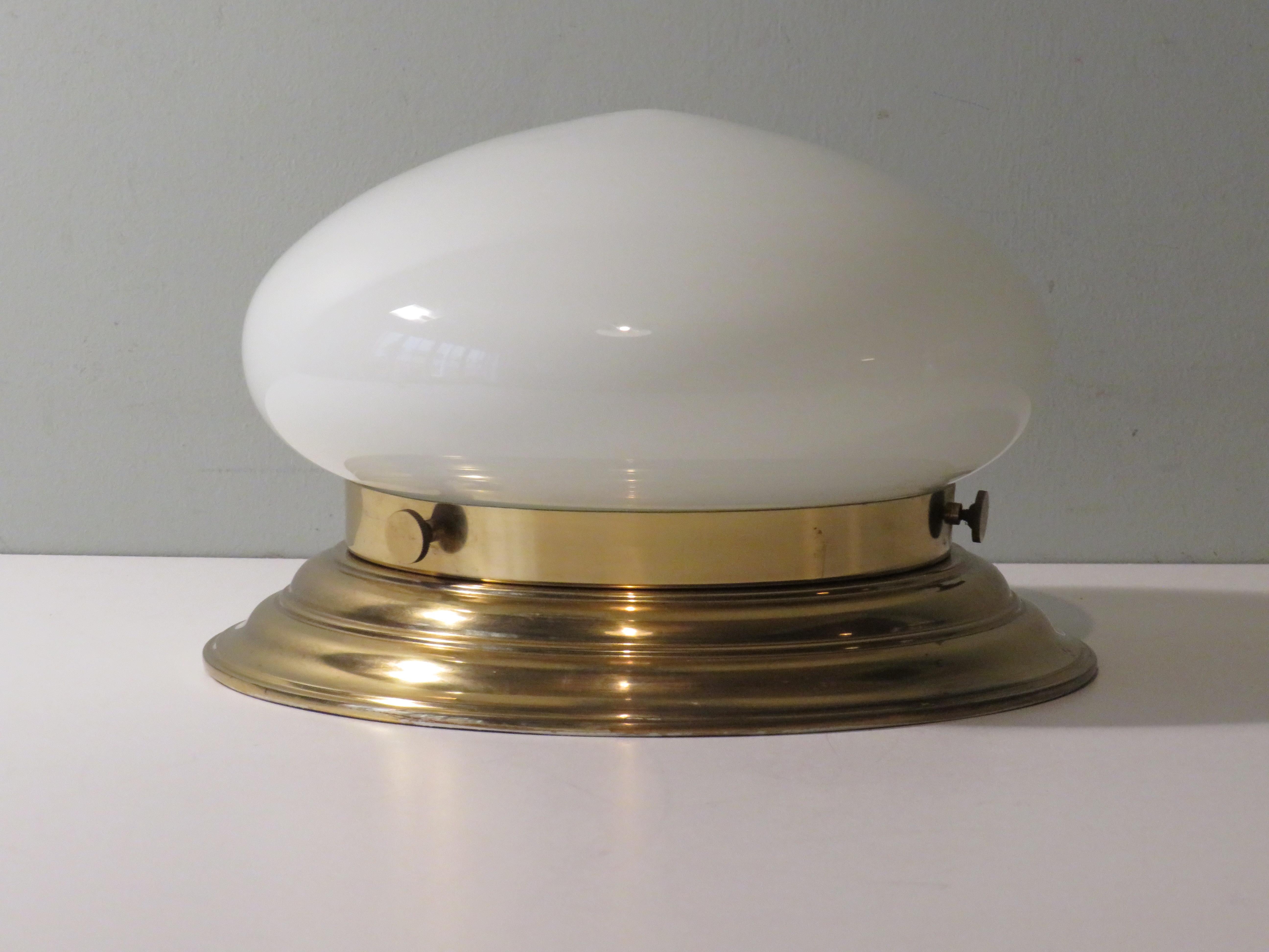 Flush Mount or Wall Light by Solken-Leuchten, Germany 1960-1970 In Good Condition In Herentals, BE