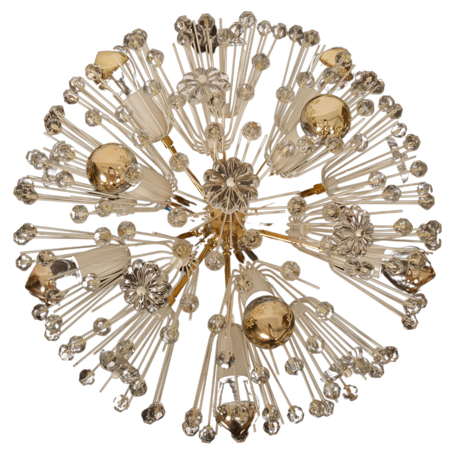 Flush Mount Sputnik Chandelier Emil Stejnar For Sale