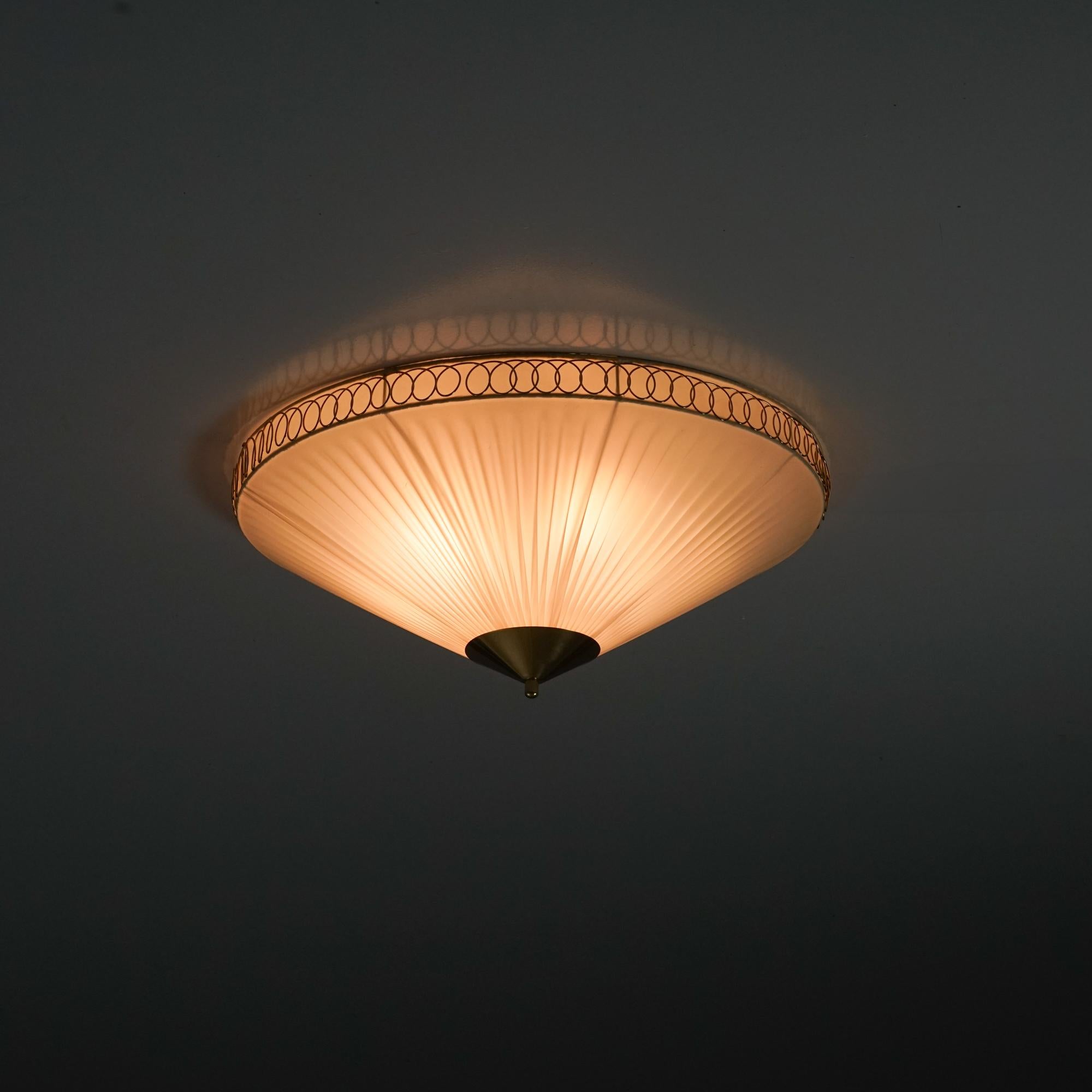 Mid-20th Century Flush Mount, Valinte Oy, 1960s For Sale