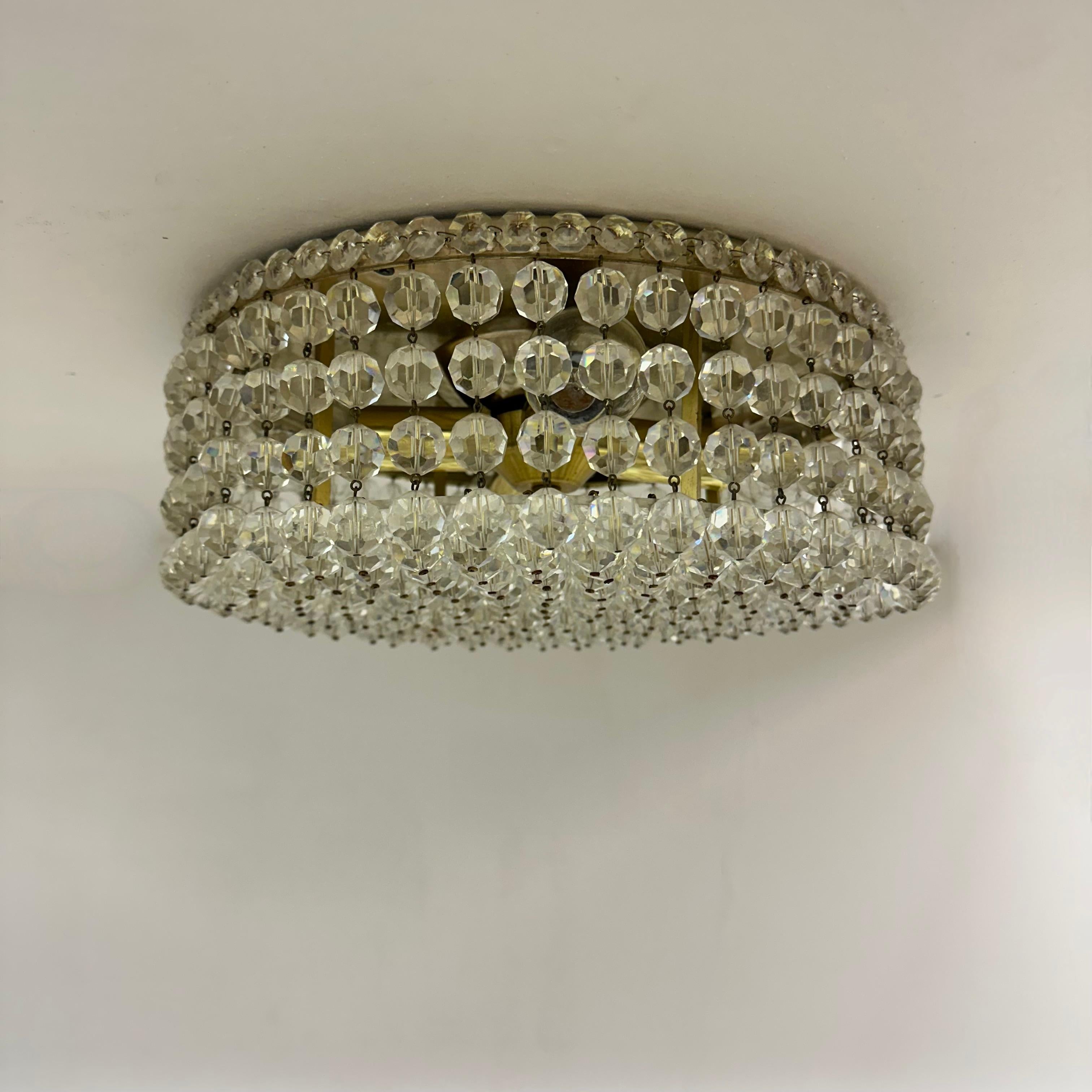 Montaje empotrado con cristales Swarovski , años 70 en Bueno estado para la venta en Delft, NL