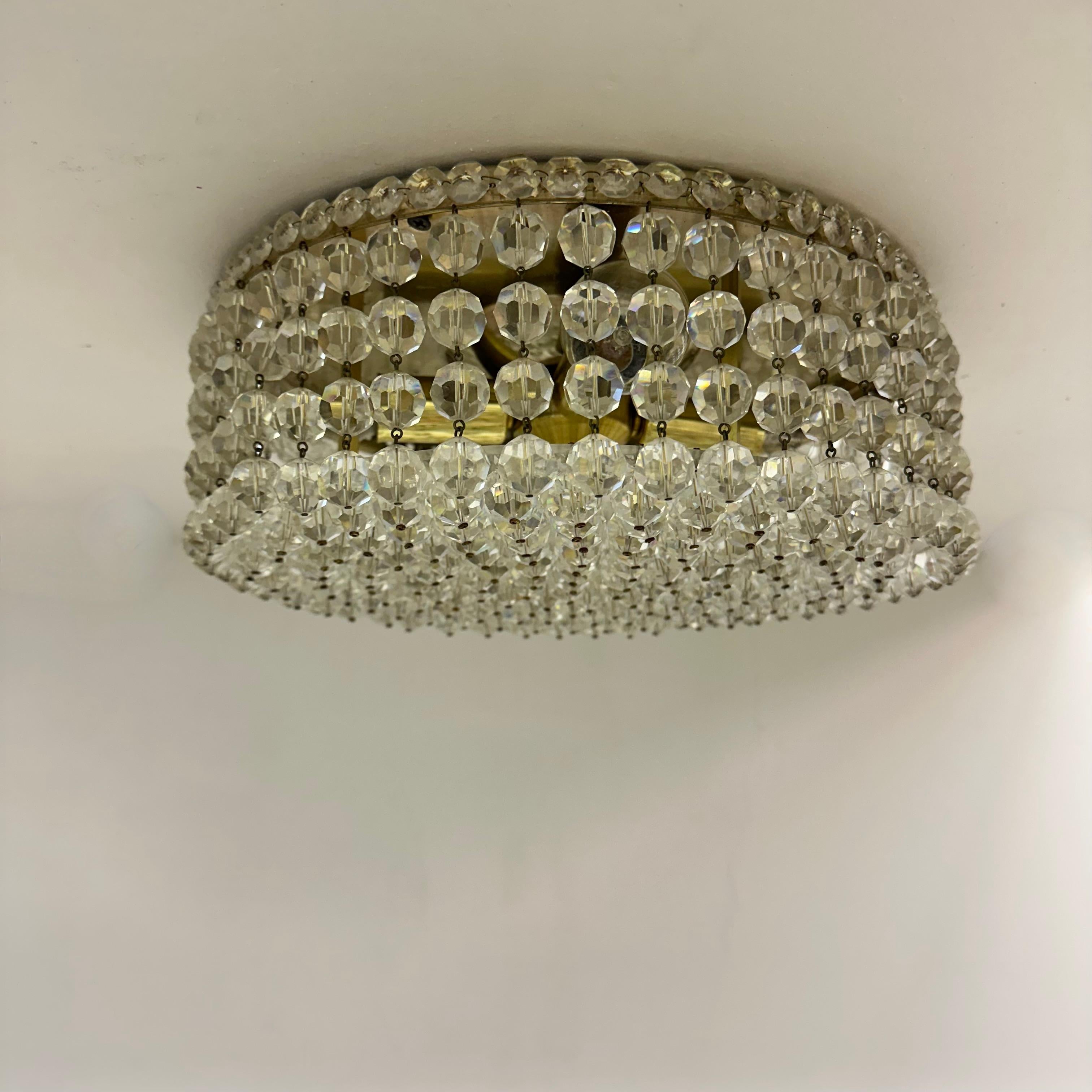 Montaje empotrado con cristales Swarovski , años 70 finales del siglo XX en venta