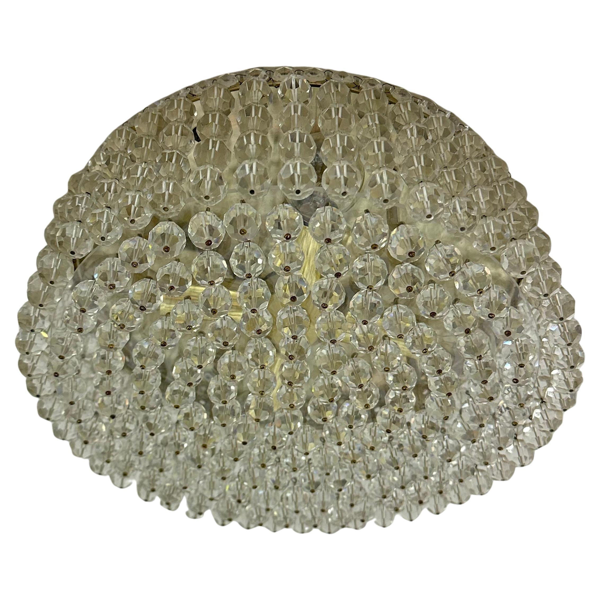 Monture encastrée avec cristaux Swarovski, années 1970