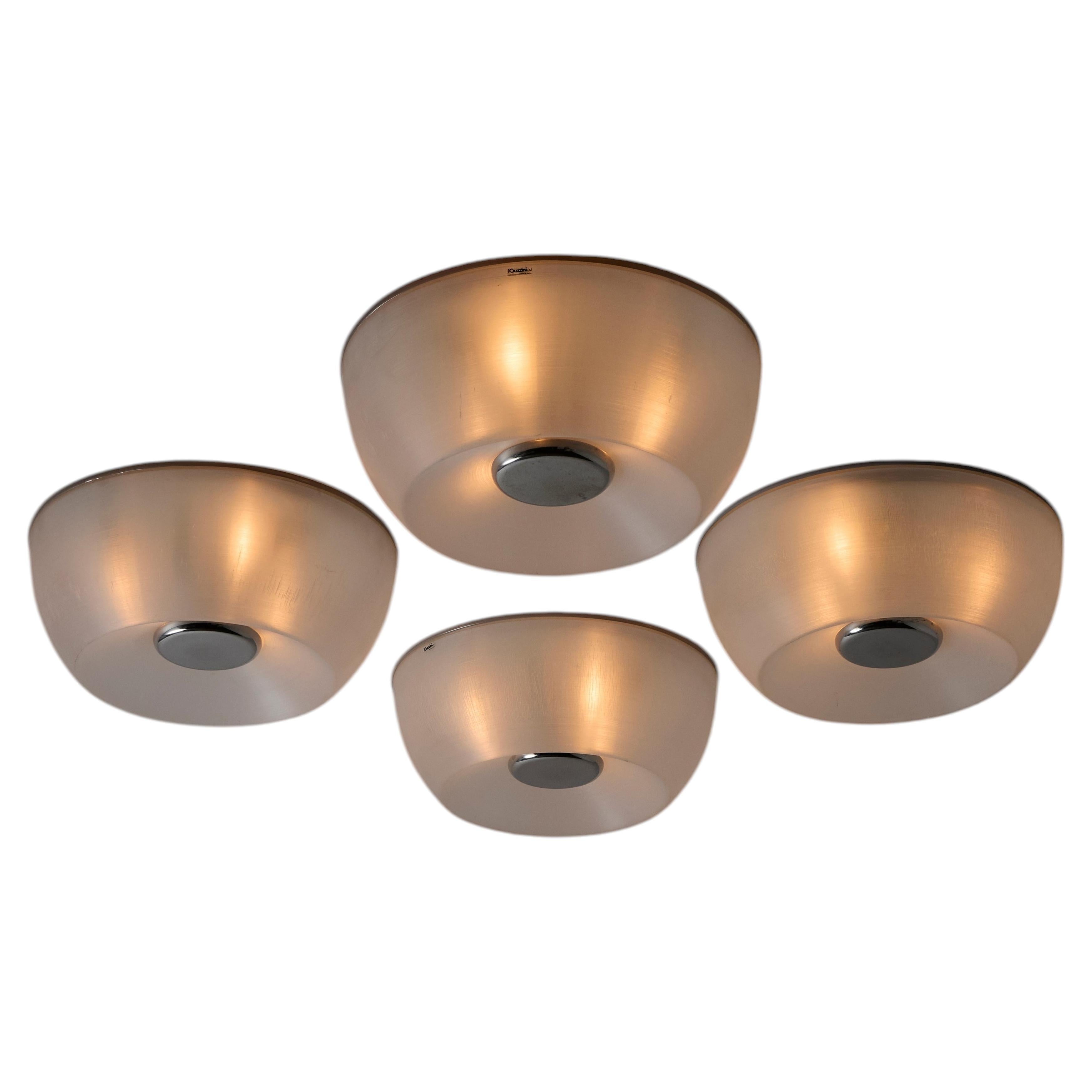 Flush Mounts by Luigi Massoni for Guzzini