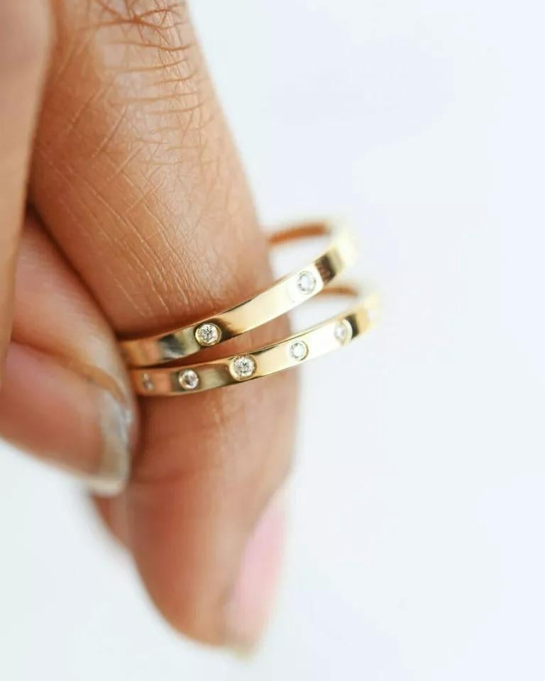 solid diamond band