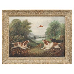 Flushing Spaniels, Oil Painting By George Armfield