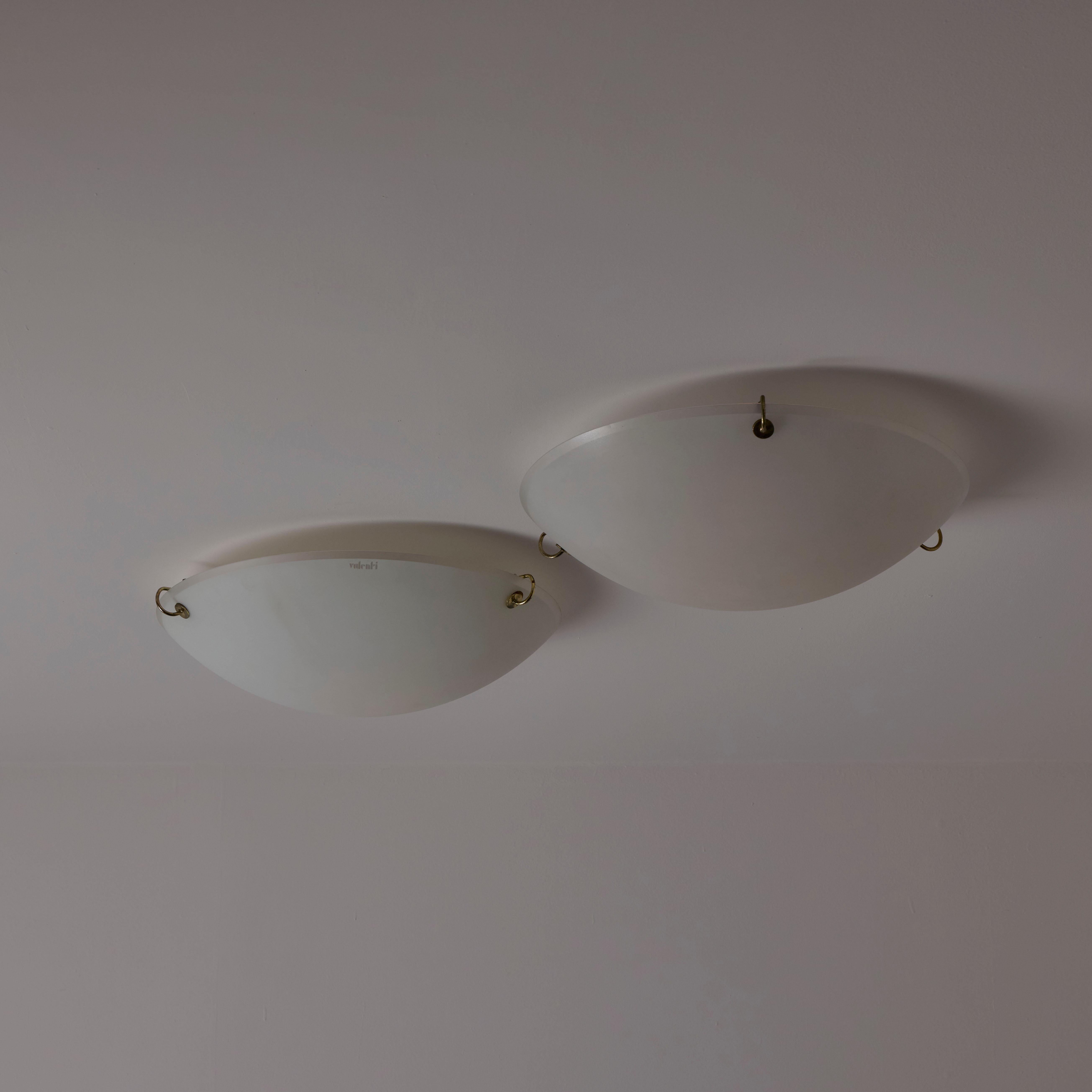 Flushmounts by Valenti In Good Condition For Sale In Los Angeles, CA