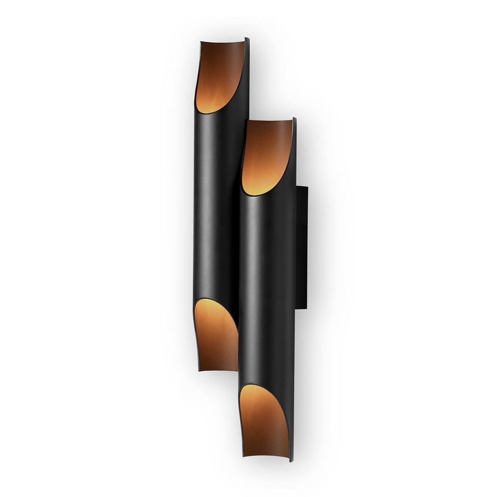 Contemporary Flute Double Wall Lamp For Sale