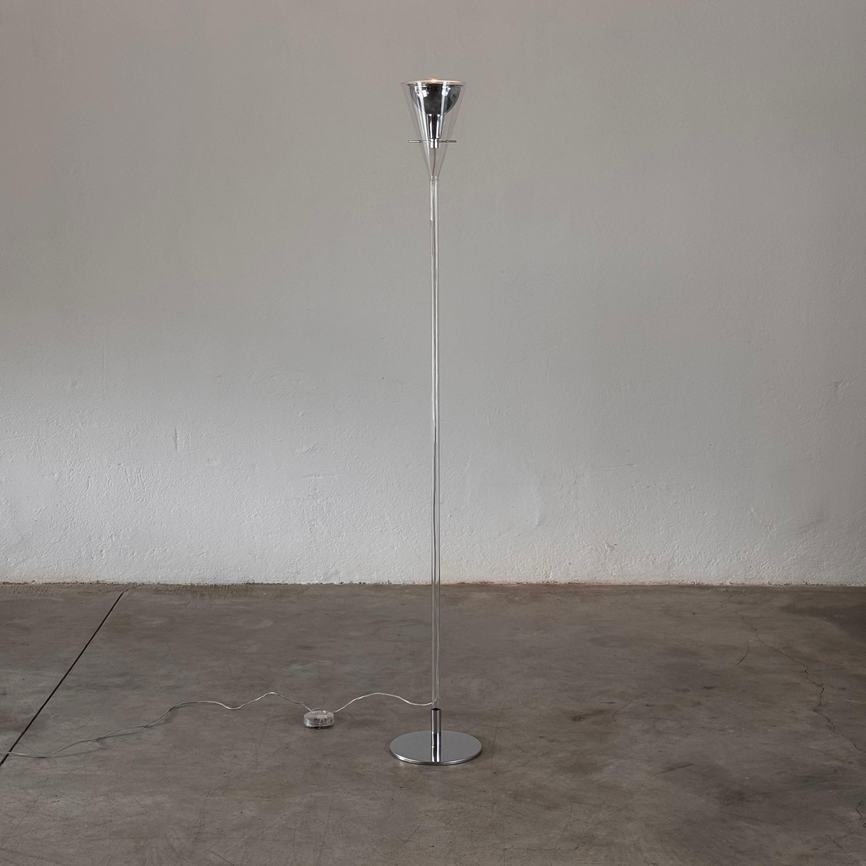 Italian “Flute” Medium Floor Lamp by Franco Raggi for Fontana Arte, Italy, 1999 For Sale