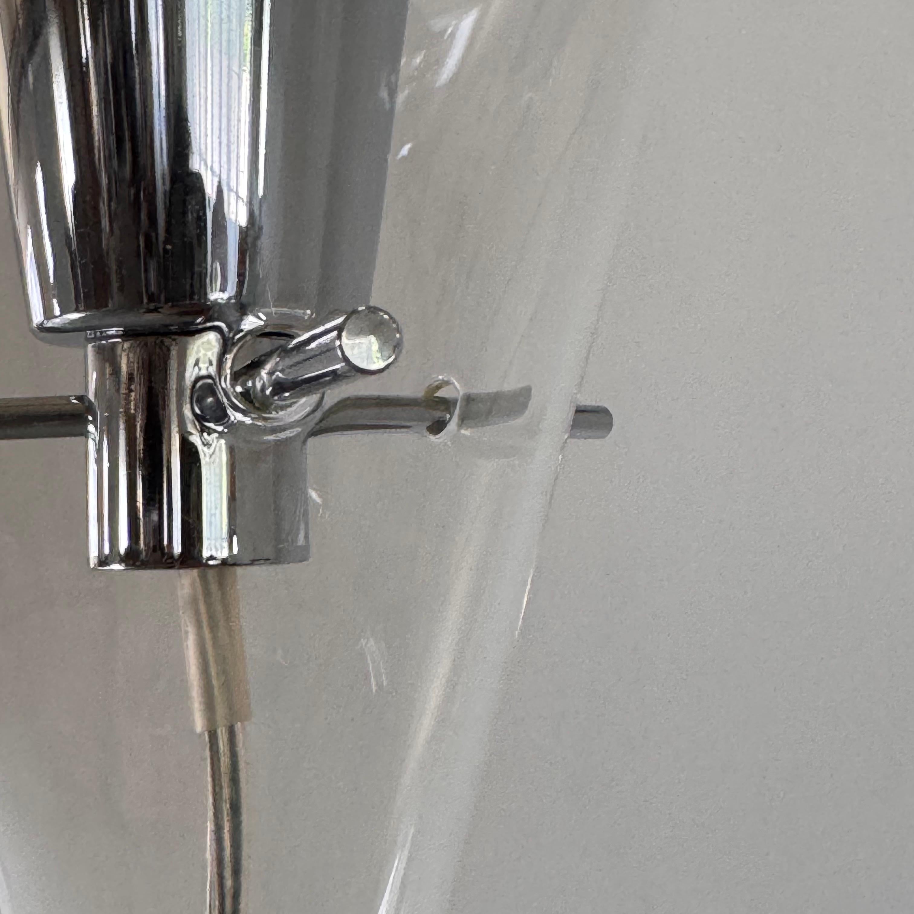 Metal “Flute” Medium Floor Lamp by Franco Raggi for Fontana Arte, Italy, 1999 For Sale