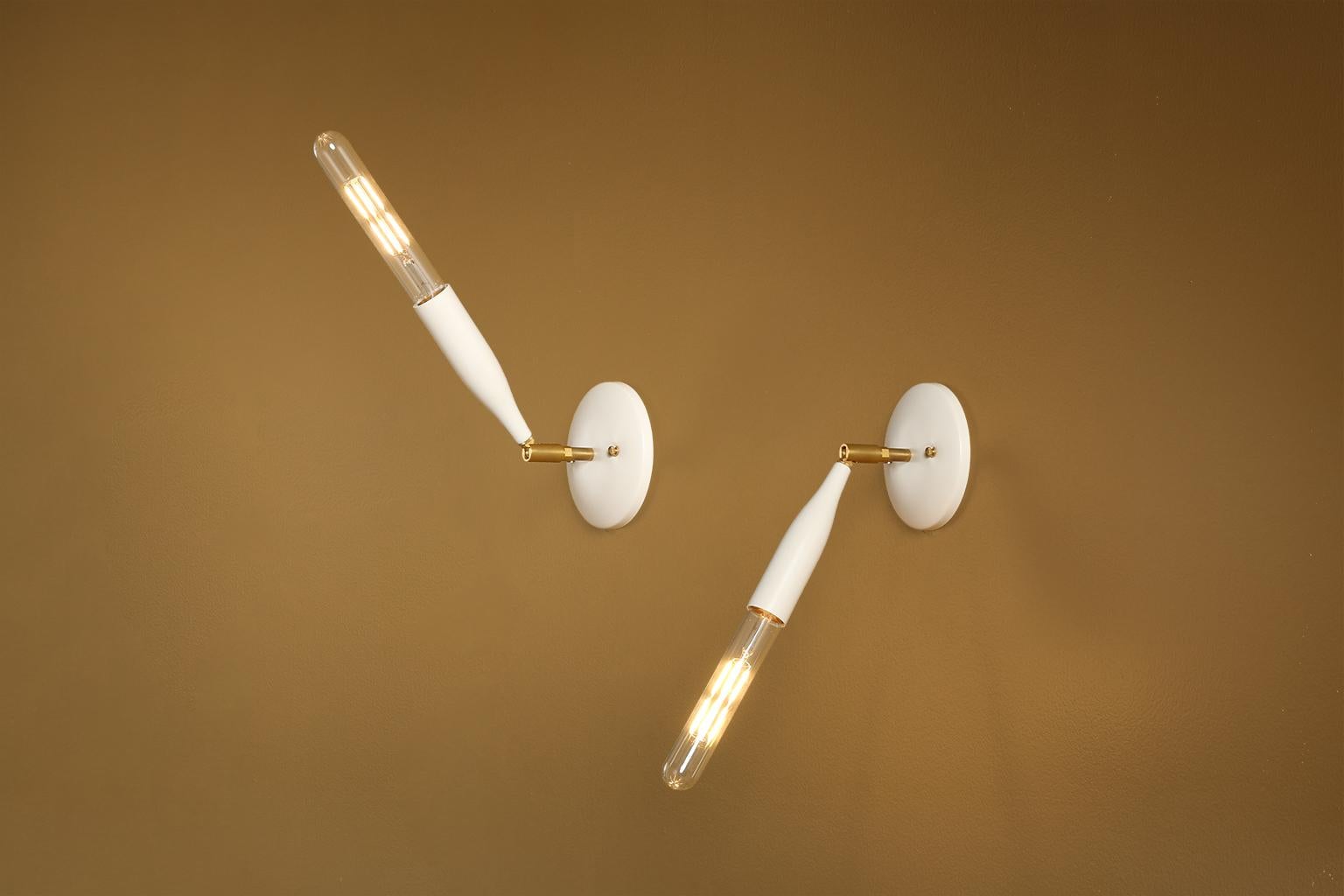 Flute Sconce by Studio DUNN, Made to Order For Sale 2