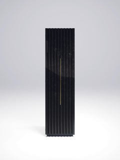 Fluted Cabinet Inlaid in Black Shell by R&Y Augousti