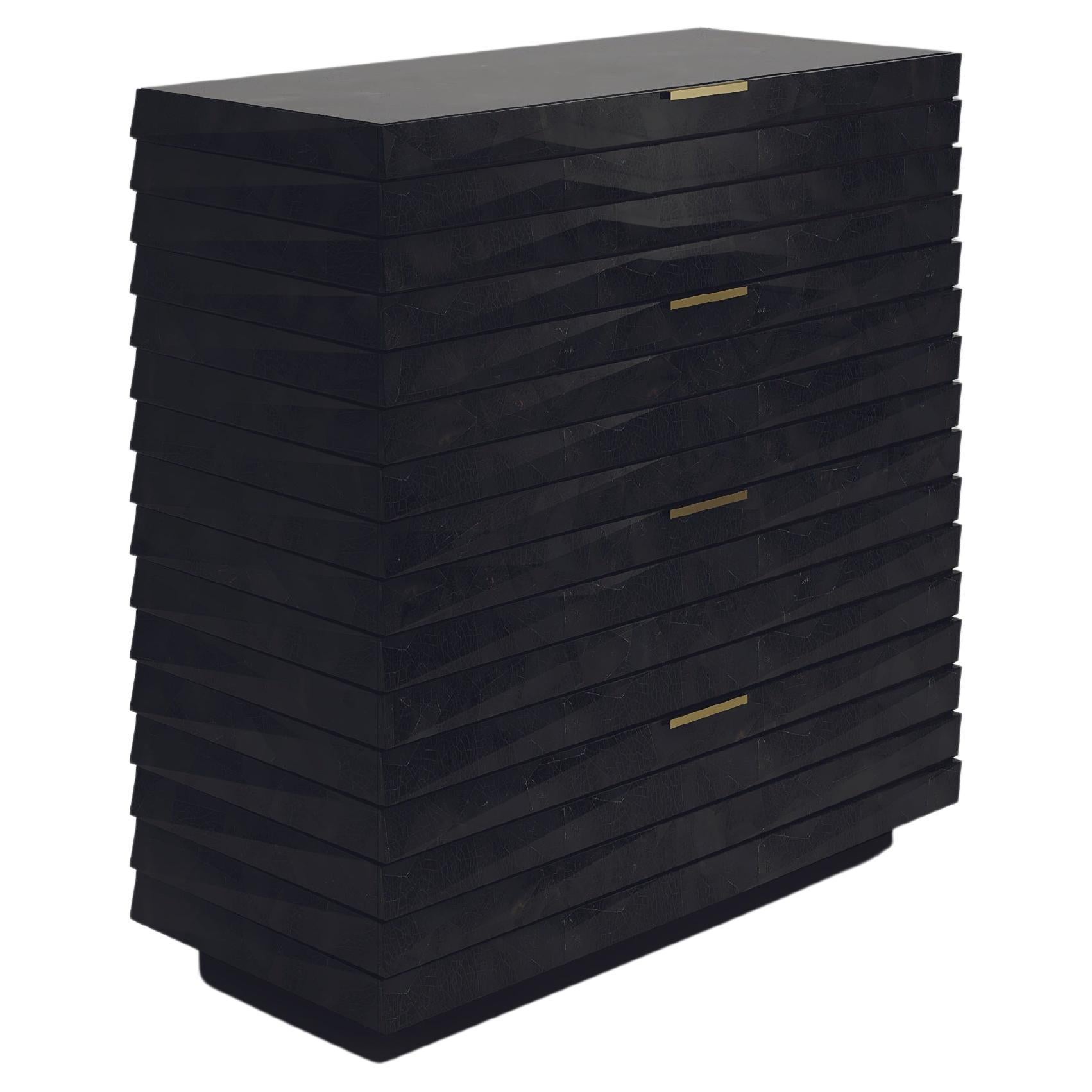 Fluted Chest of Drawers by R&Y Augousti For Sale