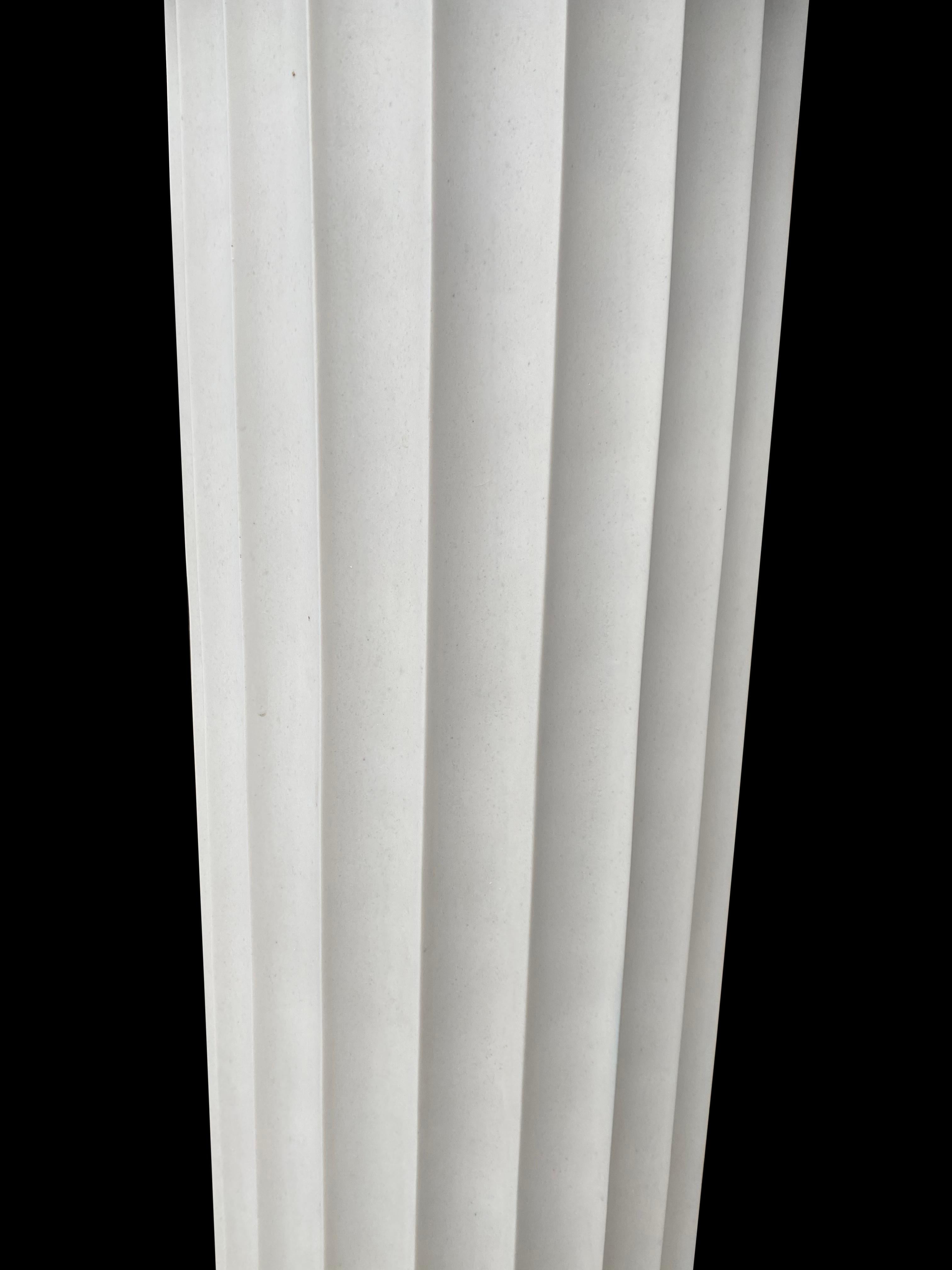 Fluted Column - 20th Century Classic Architectural Element For Sale 2