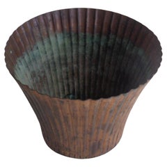 Fluted Copper Vase - Chase Brass and Copper Company, 1930's