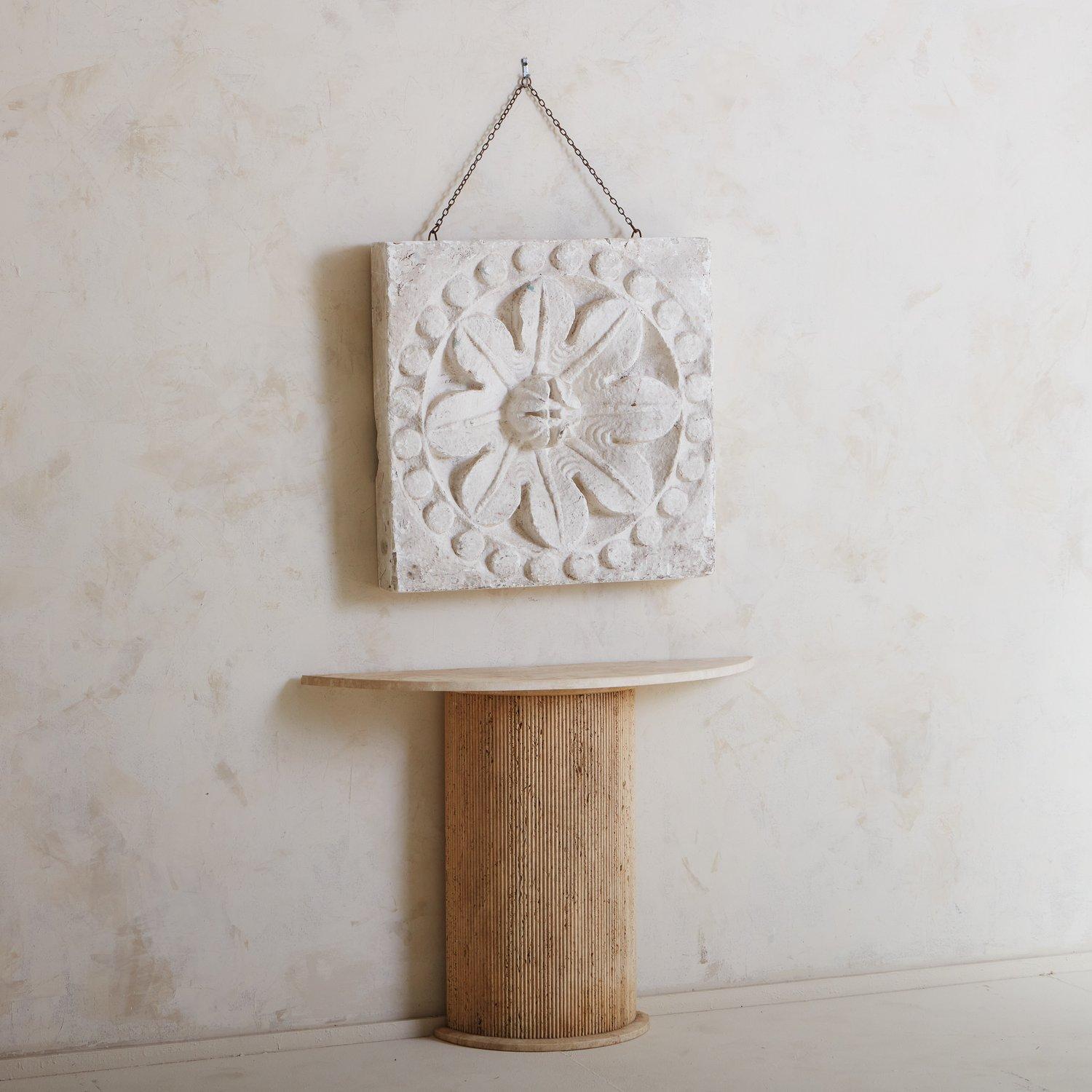 console table fluted