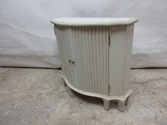 Fluted Door Console Cabinet