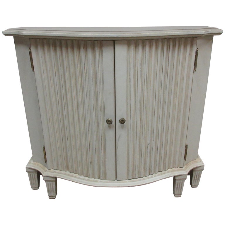 Fluted Door Console at 1stDibs