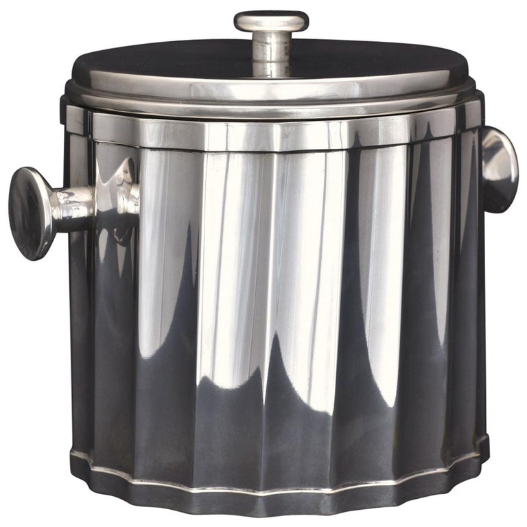 Fluted Ice Cube Bucket at 1stDibs