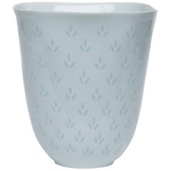 Fluted Porcelain Vase by Freidl Holzer-Kjellberg for Arabia of Finland