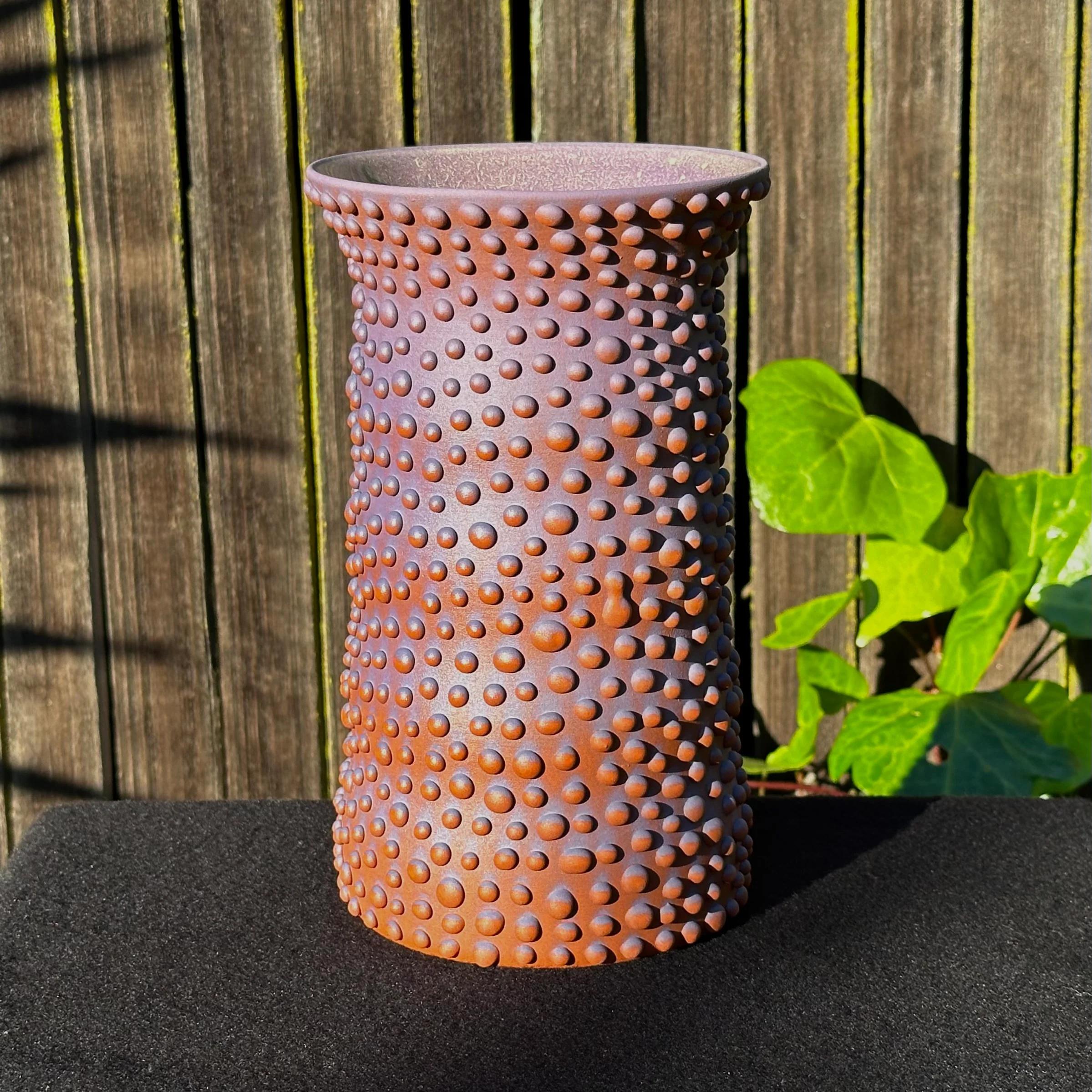 Designed and manufactured by Oakland artist Justin Kiene, these organic planters and vases are inspired by the shapes of the natural and microscopic world.

Each piece is hand thrown and glazed, making it unique in tone, shape and finish.

Origin: