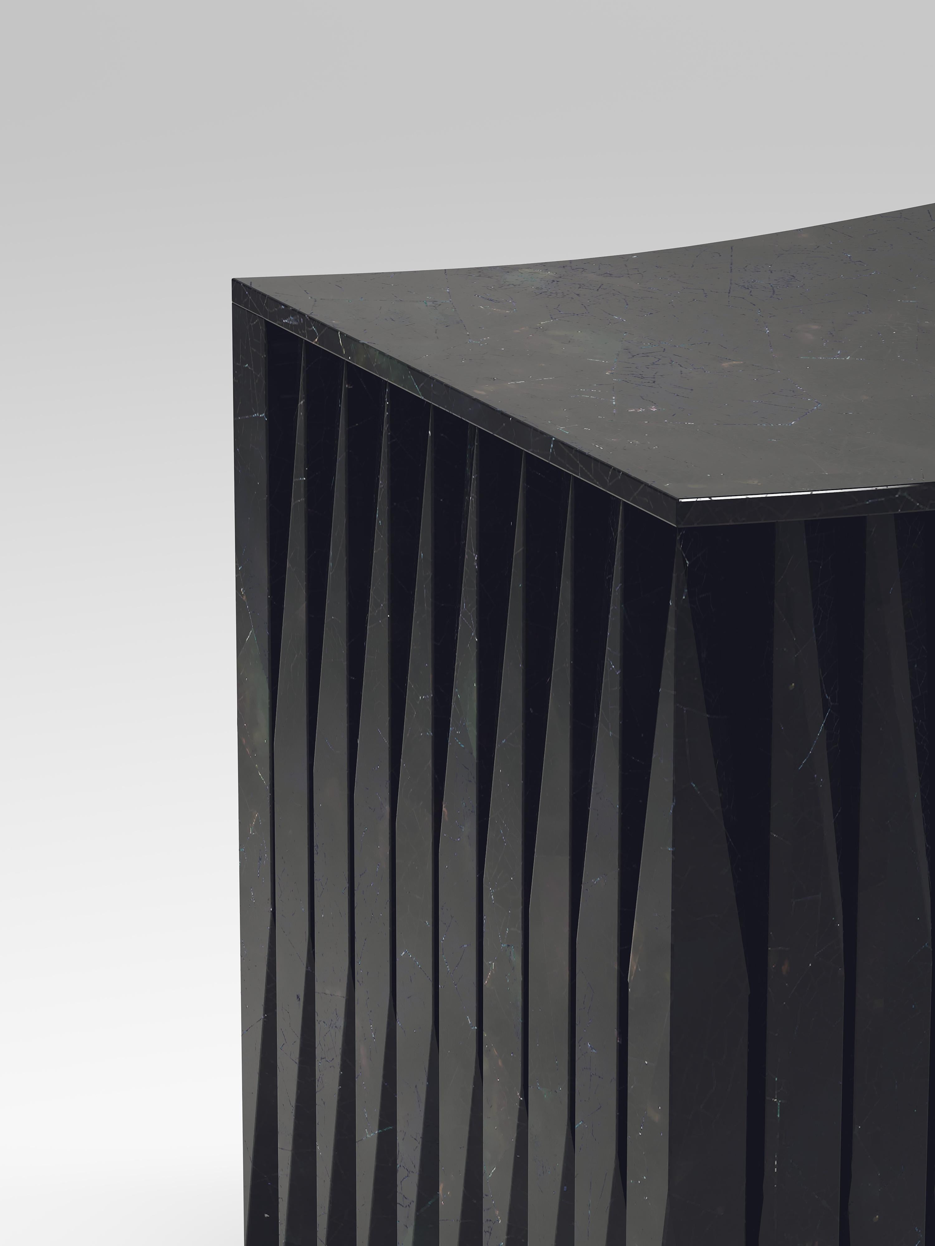 Fluted Shagreen Cabinet by R&Y Augousti For Sale 1