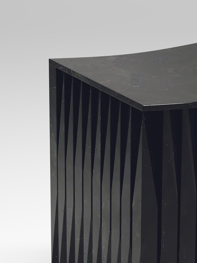 Fluted Shagreen Cabinet by R&Y Augousti For Sale 3