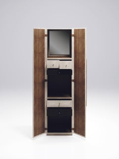Fluted Shagreen Cabinet by R&Y Augousti