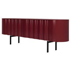 Fluted Sideboard Ft. A Sleek Rounded Rectangular Shape Sotiris Lazou design