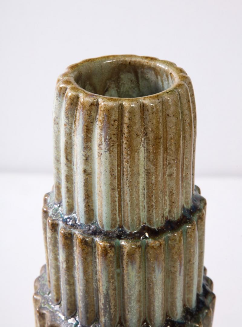 Modern Fluted Stack Vase #1 by Robbie Heidinger