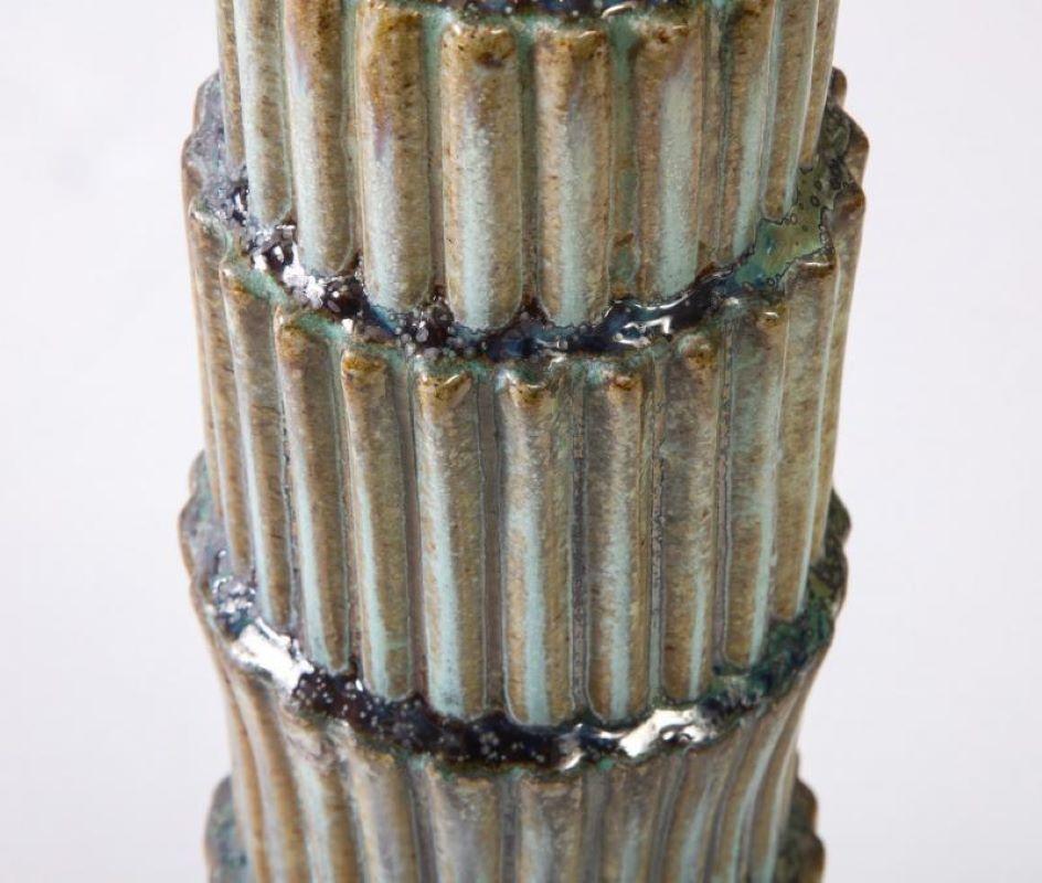 American Fluted Stack Vase #1 by Robbie Heidinger