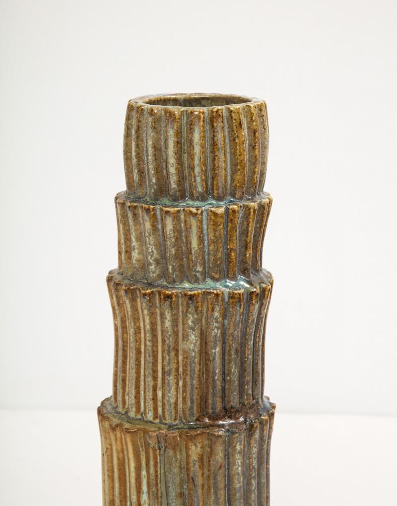 American Fluted Stack Vase #2 by Robbie Heidinger