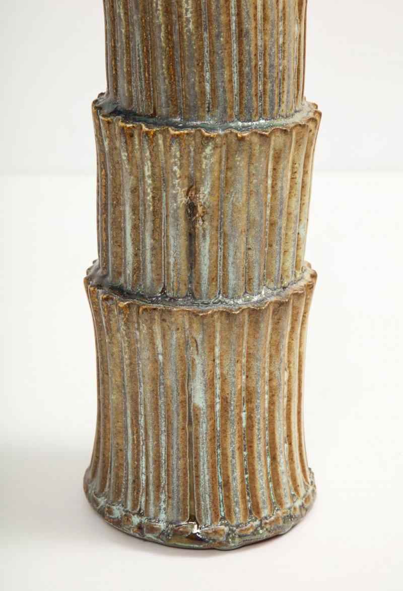 Fluted Stack Vase #2 by Robbie Heidinger In Good Condition In New York, NY
