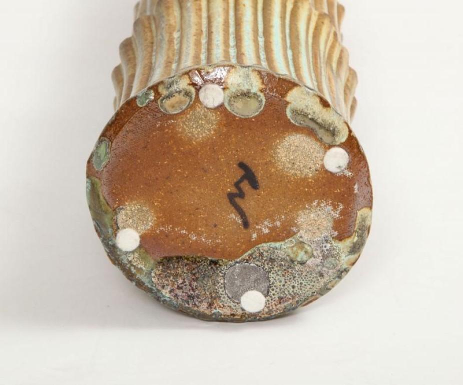 Ceramic Fluted Stack Vase #2 by Robbie Heidinger