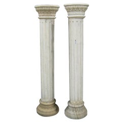 Fluted Stone Pillars, 20th Century