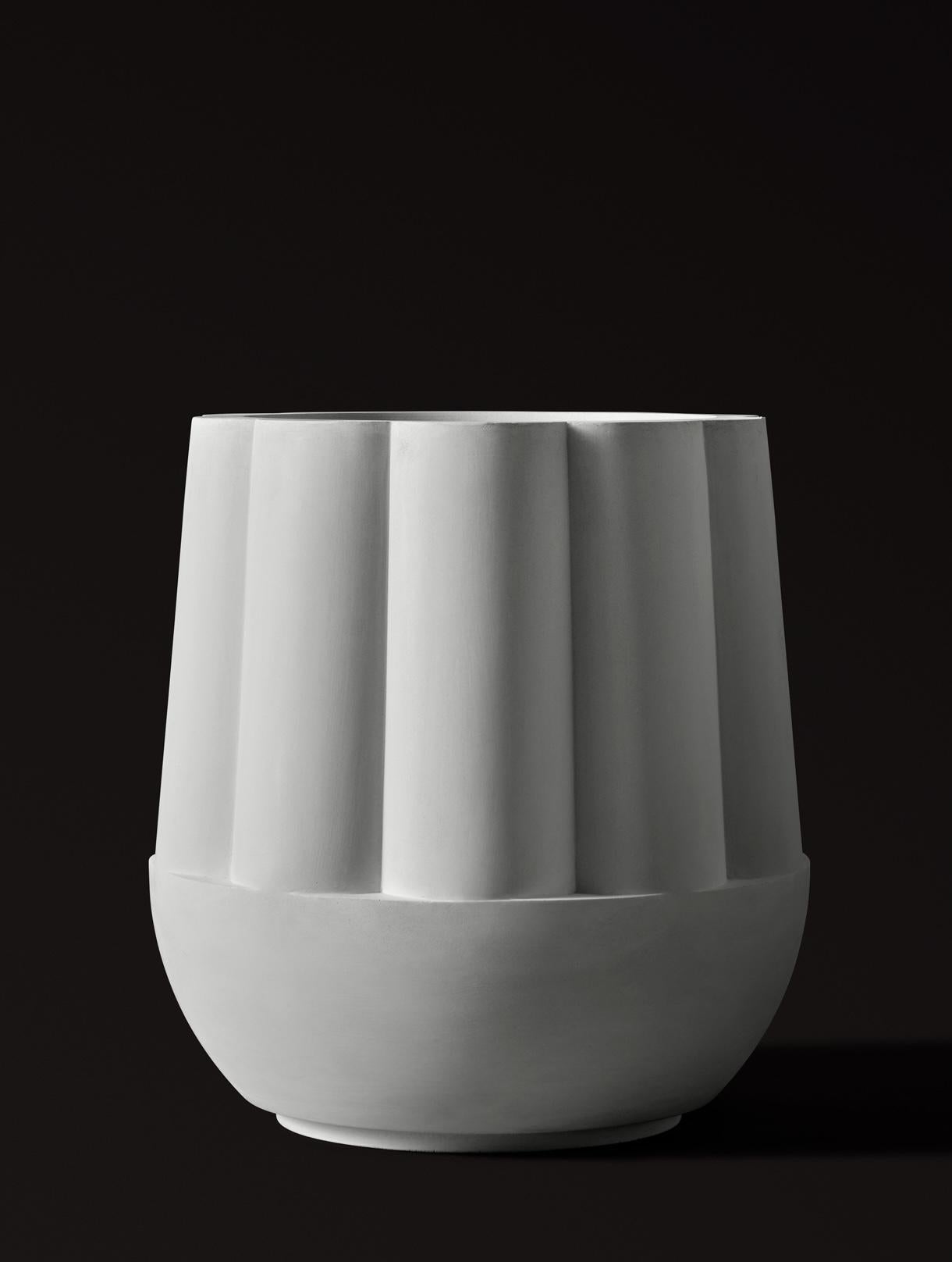 BYBLOS 01 by SIRAK
Fluted Urn Planter

The BYBLOS trio of planters is an exploration of Phoenician references, drawing inspiration from the 8000-year-old city of the same name. The Egyptian Revival shapes acknowledge Egypt’s profound dominance over