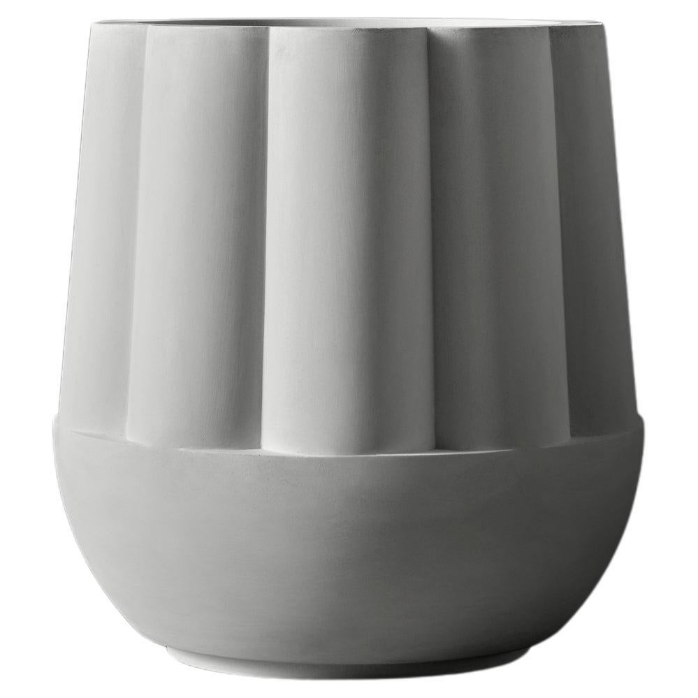 Fluted urn planter, BYBLOS 01 by Sirak
