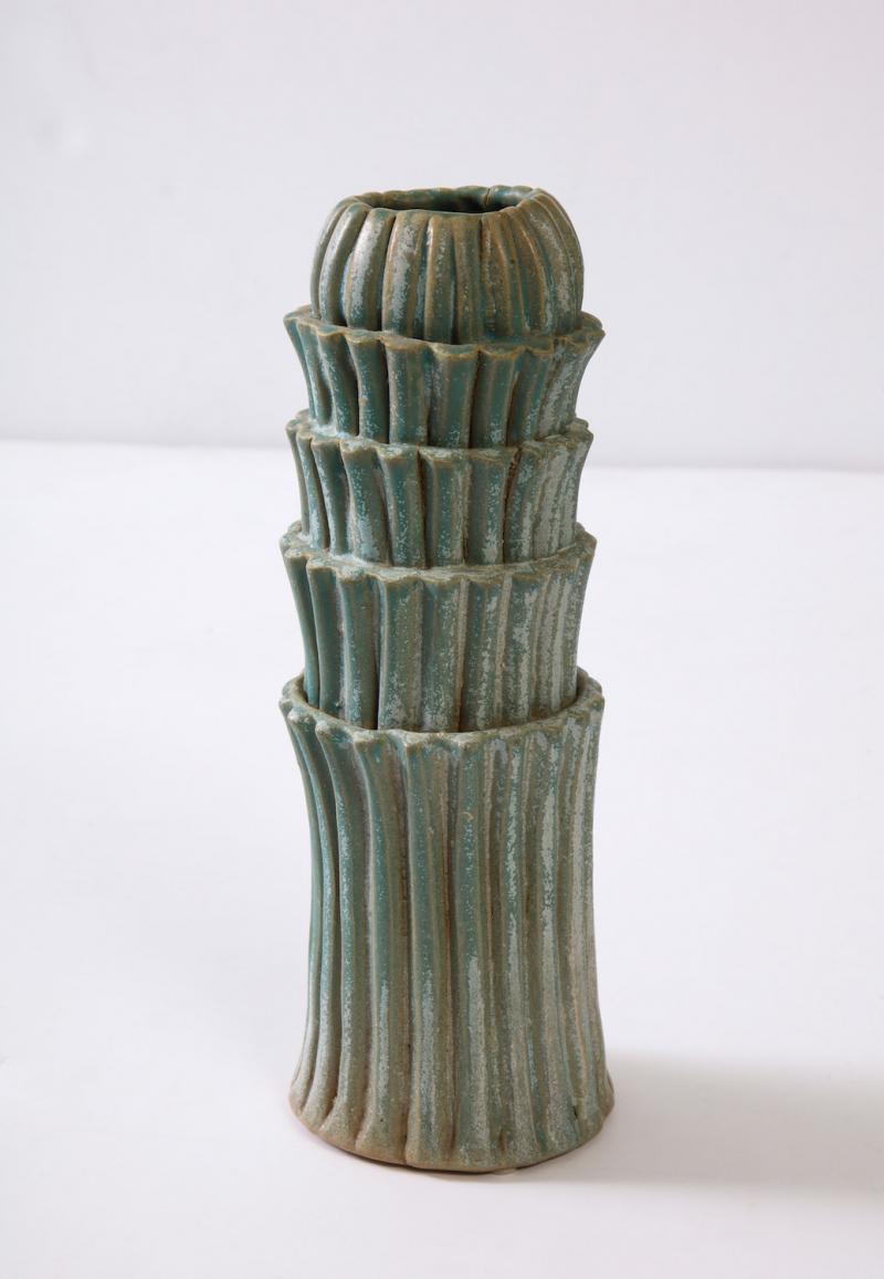 Modern Fluted Vase #2 by Robbie Heidinger