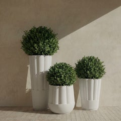 Fluted Vase Planter, BYBLOS 02 by SIRAK