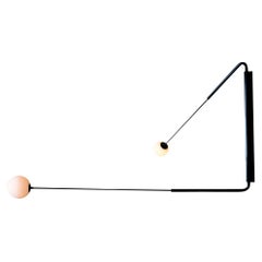 Applique in ottone bruciato 'Flutter iii' di Paul Matter