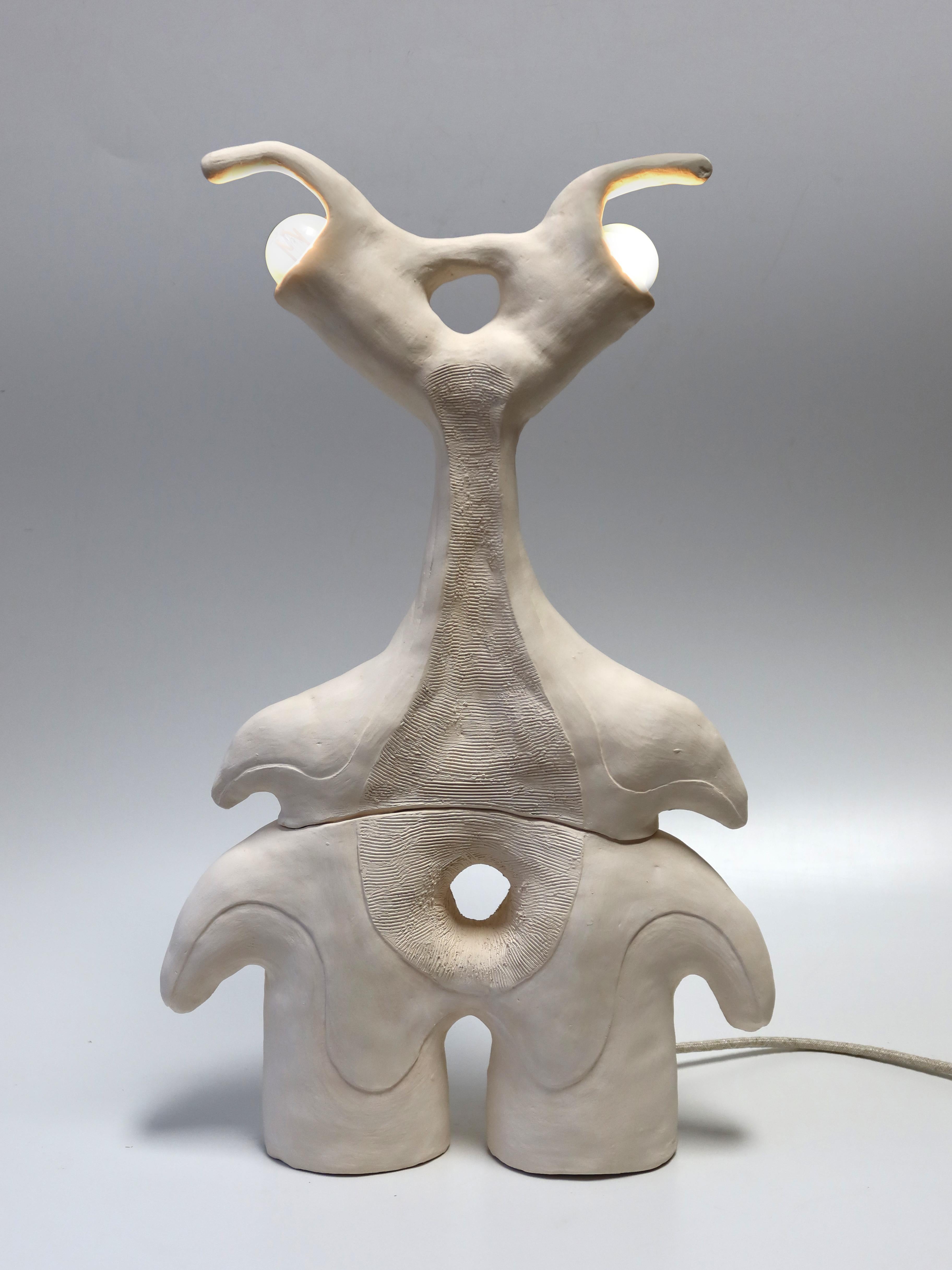 Jan Ernst is a multidisciplinary designer specializing in functional art and spatial design using clay as his main medium. The work is driven by his fascination with natural structures such as corals, fungi, and rock formations. His organic