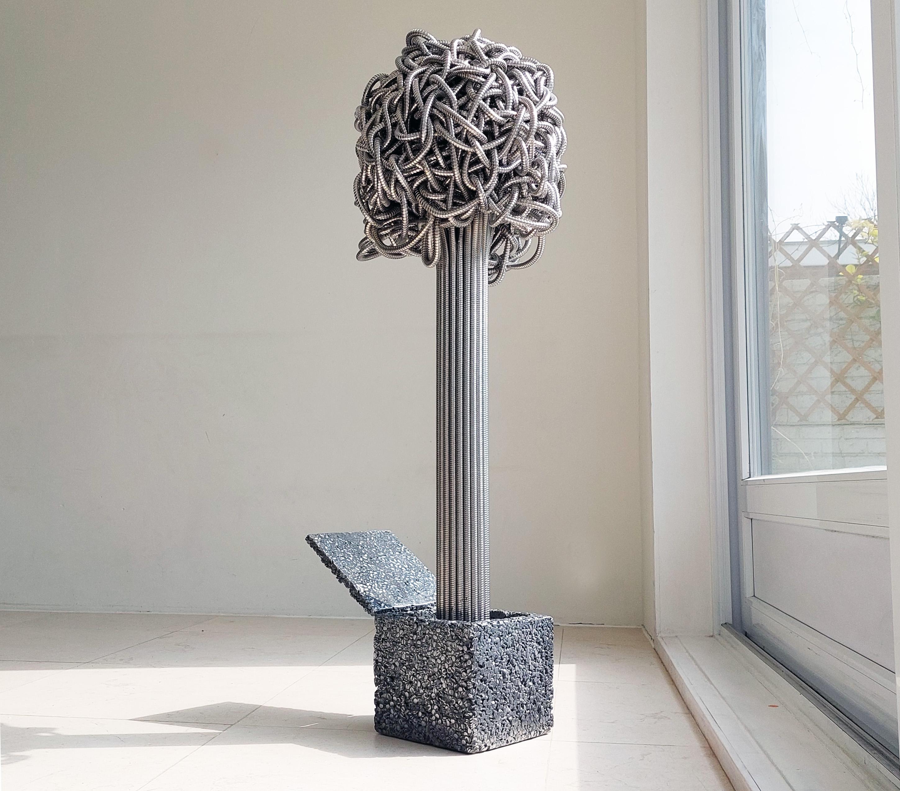 Sculpture de Jack Flux : objet organique, dynamique et cinétique en vente 11