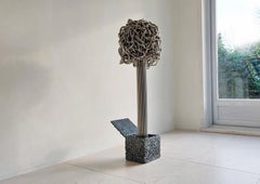 Sculpture de Jack Flux : objet organique, dynamique et cinétique