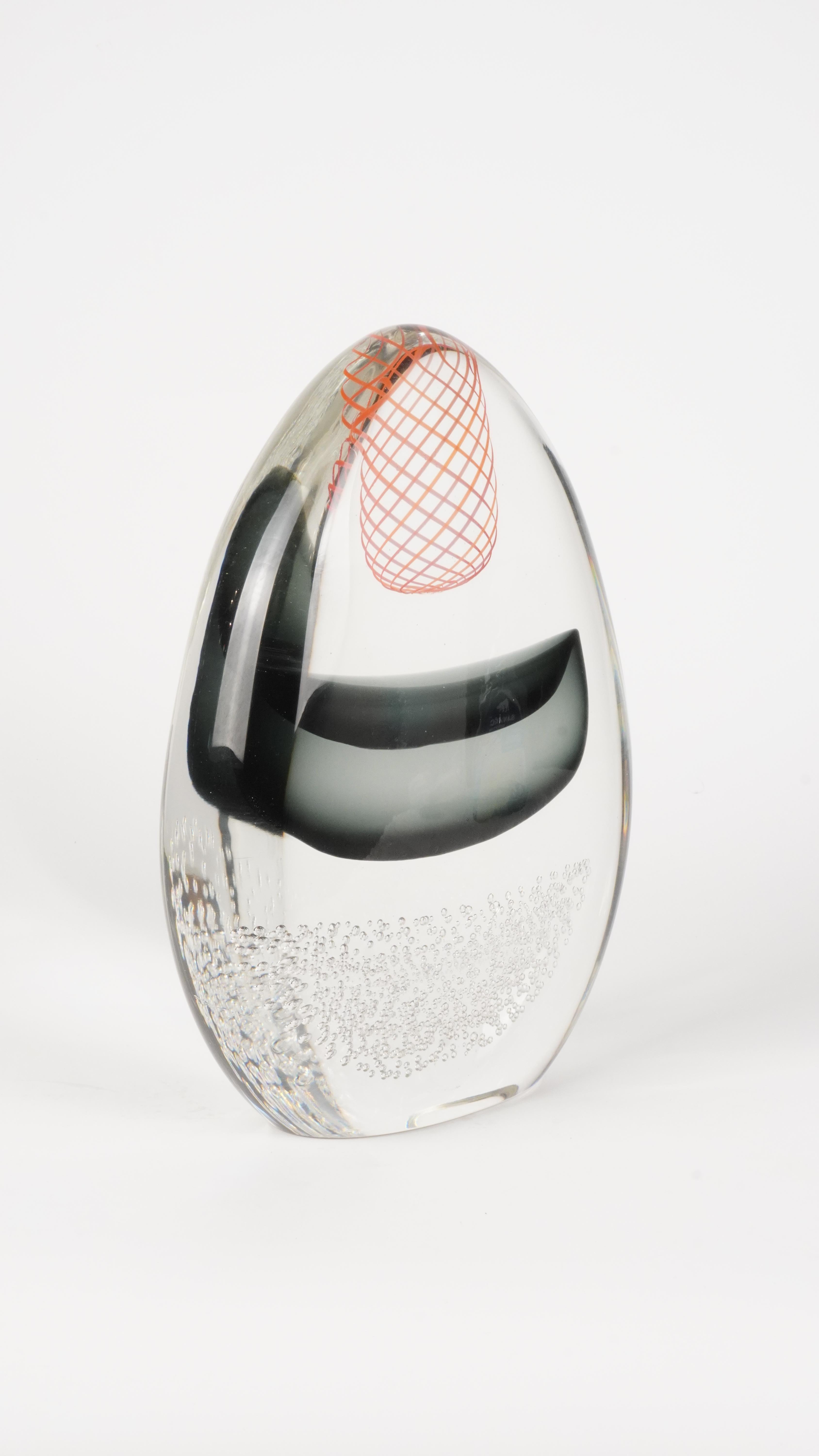 Flux Muranoglas-Skulptur - Kollektion Chroma (Italian) im Angebot