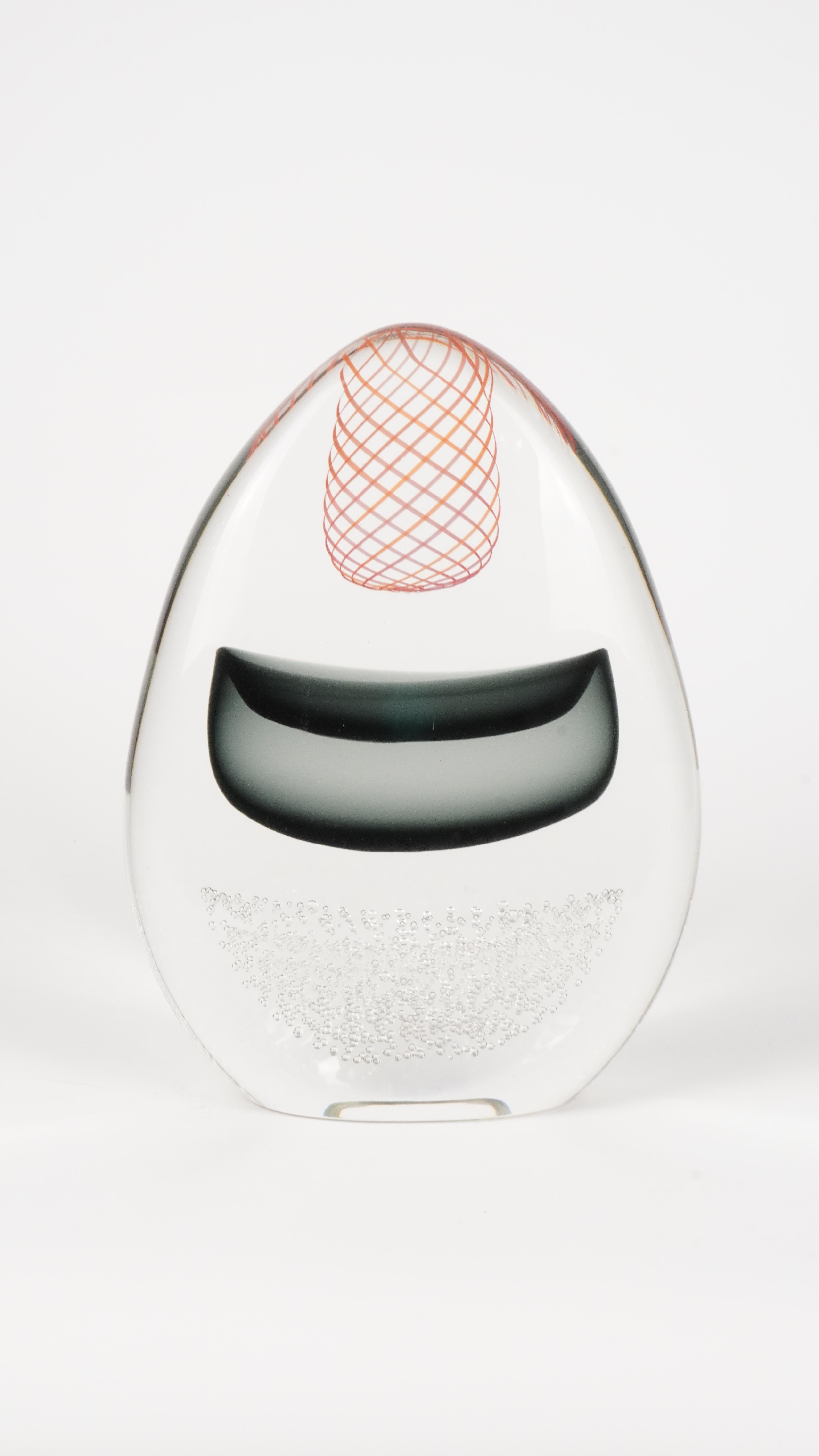 Flux Muranoglas-Skulptur - Kollektion Chroma (Handgefertigt) im Angebot