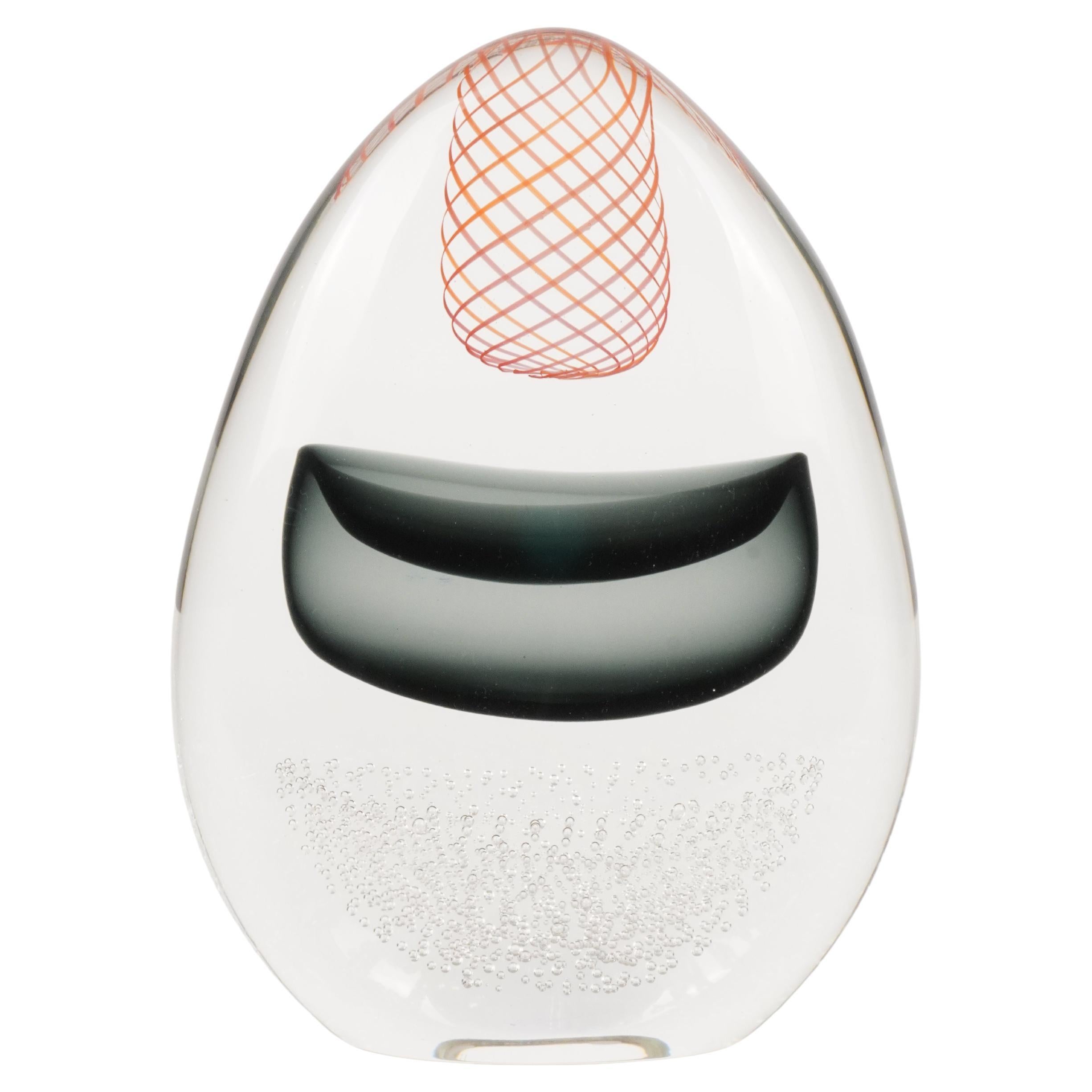 Flux Muranoglas-Skulptur - Kollektion Chroma im Angebot