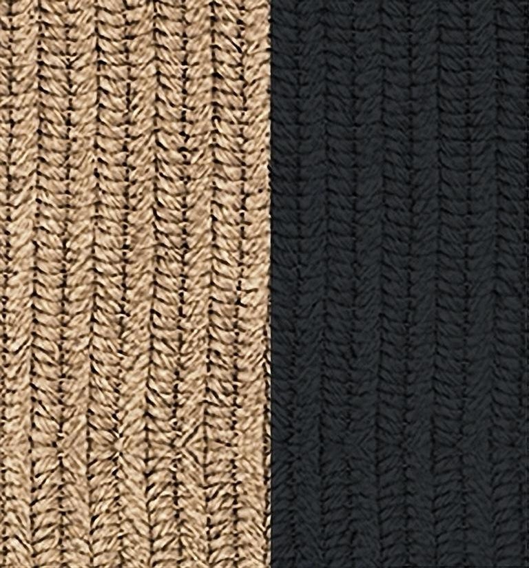 'Flux' Rug in Abaca, Colour 'Pampas', Ø 200cm by Claire Vos for Musett ...