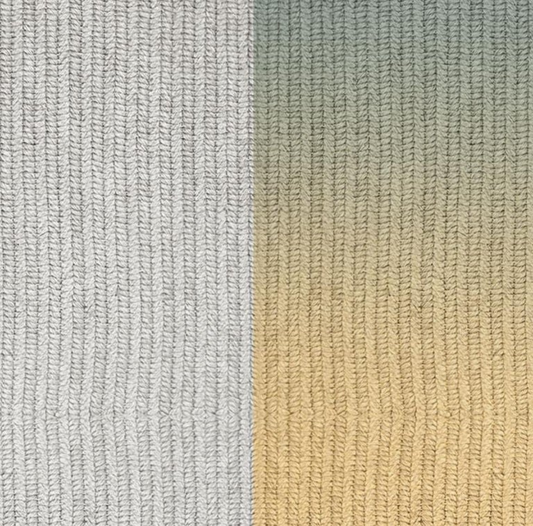 'Flux' Rug in Abaca, Colour 'Sterling', by Claire Vos for Musett Design ...