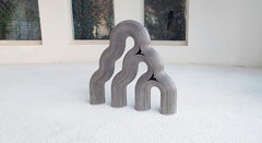 FLUXsculpture > sculpture organique en acier inoxydable