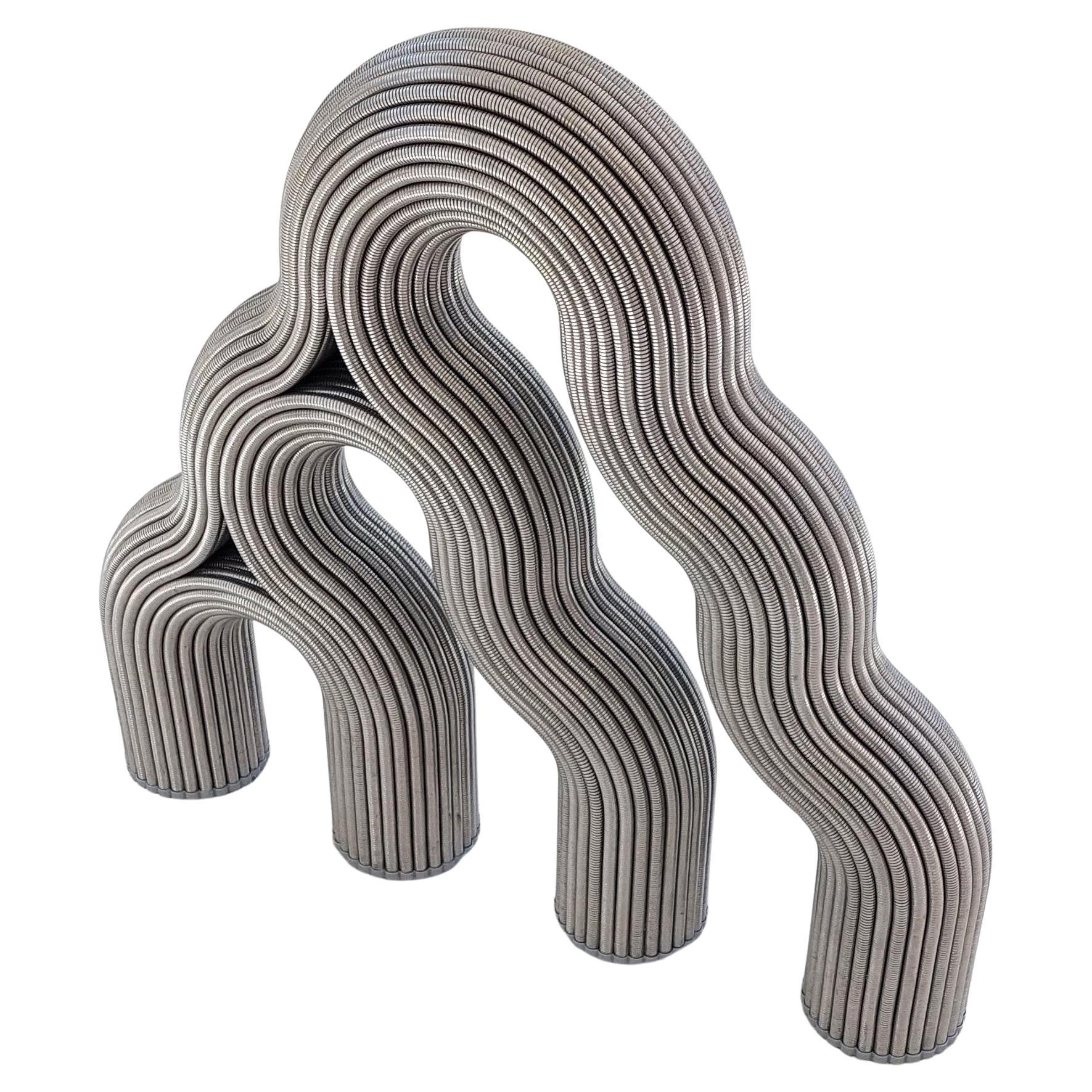 FLUXsculpture > scultura organica in acciaio inox in vendita